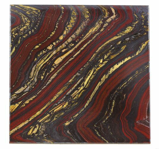 Tiger Iron Stromatolite Shower Tile - Billion Years Old #48798